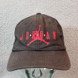 Black Vtg 90s Nike Jumpman Air Jordan Hat Youth OS Snapback